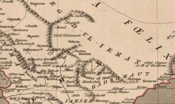 Nehem region detail on the Kirkwood map.