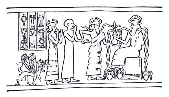 Figure 5. Impression Seal of Gudea, Tello, Iraq, ca. 2150 bce.