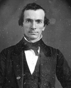 Figure 7. Oliver Cowdery. Daguerreotype taken in the 1840s by James Presley Ball.