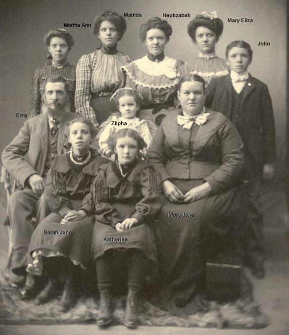 Figure 13. Ezra and Mary Jane Potter Family, ca. 1903