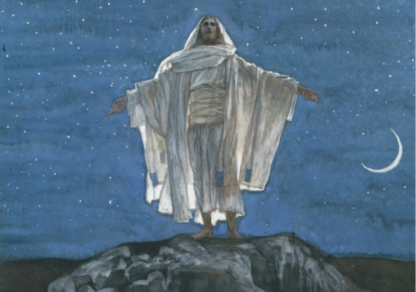 Figure 10. J. James Tissot (1836–1902): Jesus Goes Up Alone unto a Mountain to Pray (detail), 1886–1894.