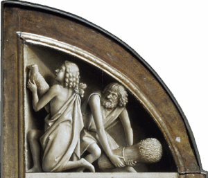 Figure 26. Jan van Eyck (ca. 1395–1441): The Offering of Abel and Cain, 1425–1429