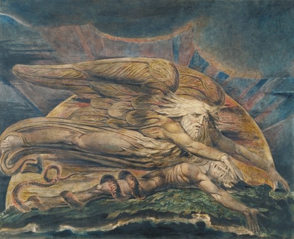 Figure 40. William Blake (1757–1827): Elohim Creating Adam, 1795–ca. 1805.