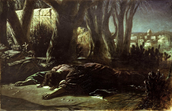 Figure 44. Vasily Perov (1833–1882): Christ in Gethsemane, 1878.