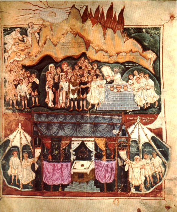 Figure 55. Mount Sinai and the Christianized Tabernacle, ca. 600.